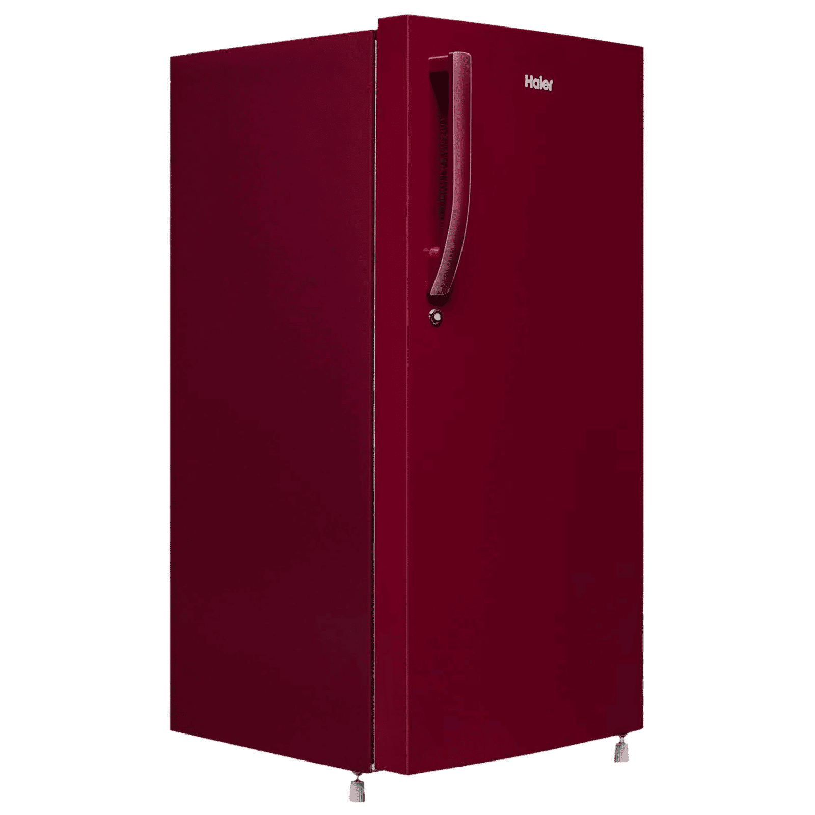 Haier 190 Litres 2 Star Direct Cool Single Door Refrigerator with Antibacterial Gasket (HED202RSP, Red Mono)