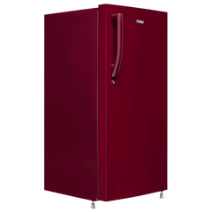 Haier 190 Litres 2 Star Direct Cool Single Door Refrigerator with Antibacterial Gasket (HED202RSP, Red Mono)