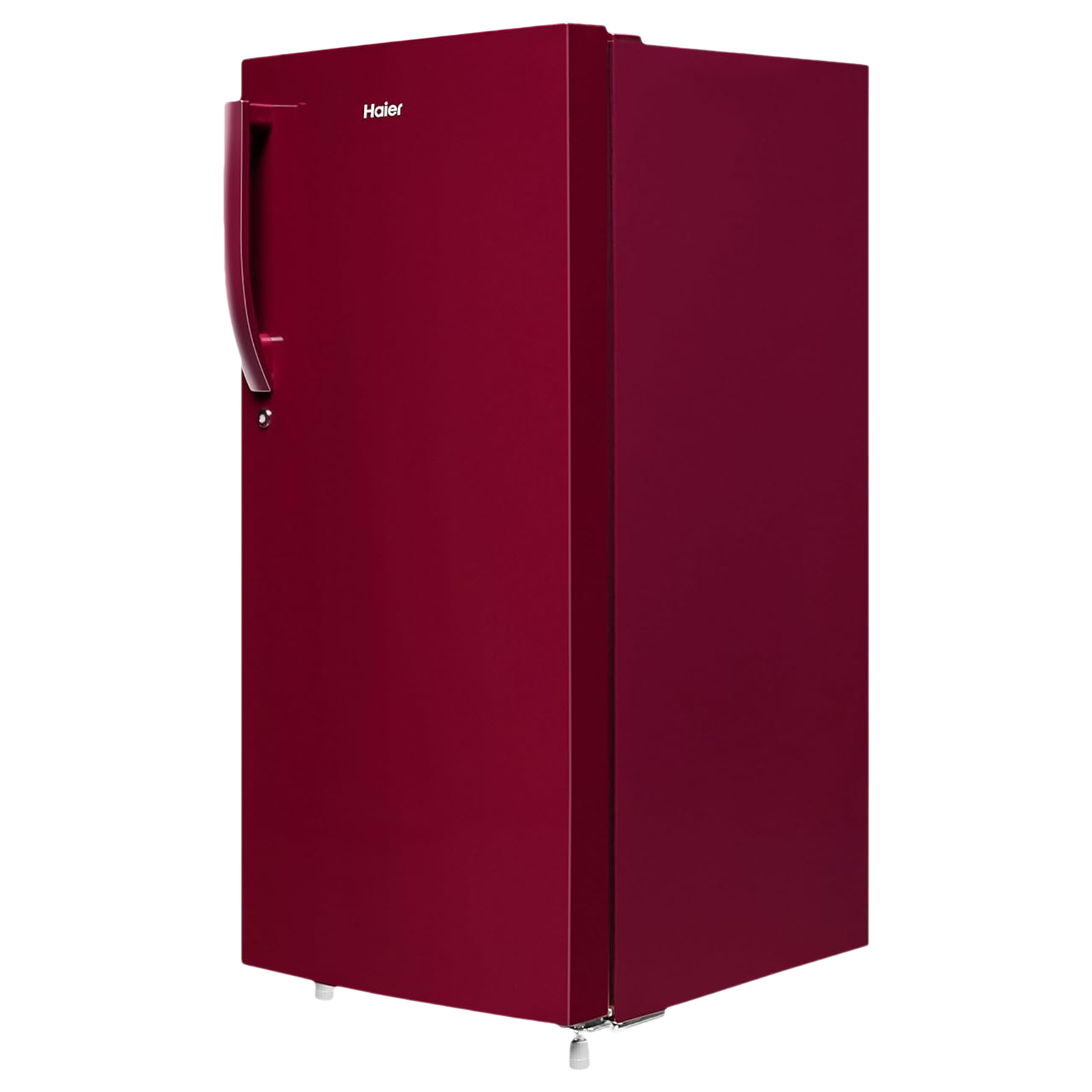 Haier 190 Litres 2 Star Direct Cool Single Door Refrigerator with Antibacterial Gasket (HED202RSP, Red Mono)