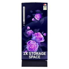 Haier 205 Litres 3 Star Direct Cool Single Door Refrigerator with Anti-Bacterial Gasket (HED213MRBN, Marine Rose)