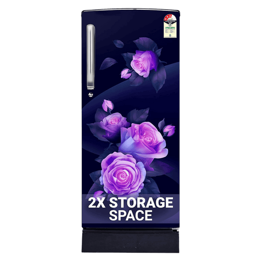 Haier 205 Litres 3 Star Direct Cool Single Door Refrigerator with Anti-Bacterial Gasket (HED213MRBN, Marine Rose)