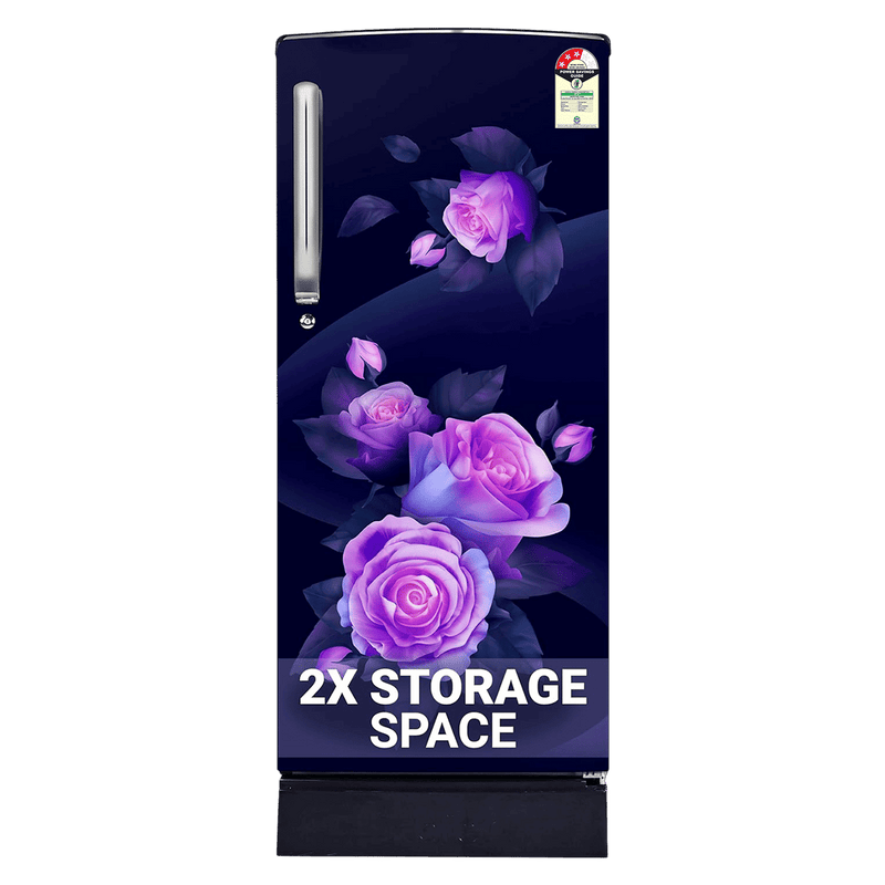 Haier 205 Litres 3 Star Direct Cool Single Door Refrigerator with Anti-Bacterial Gasket (HED213MRBN, Marine Rose)
