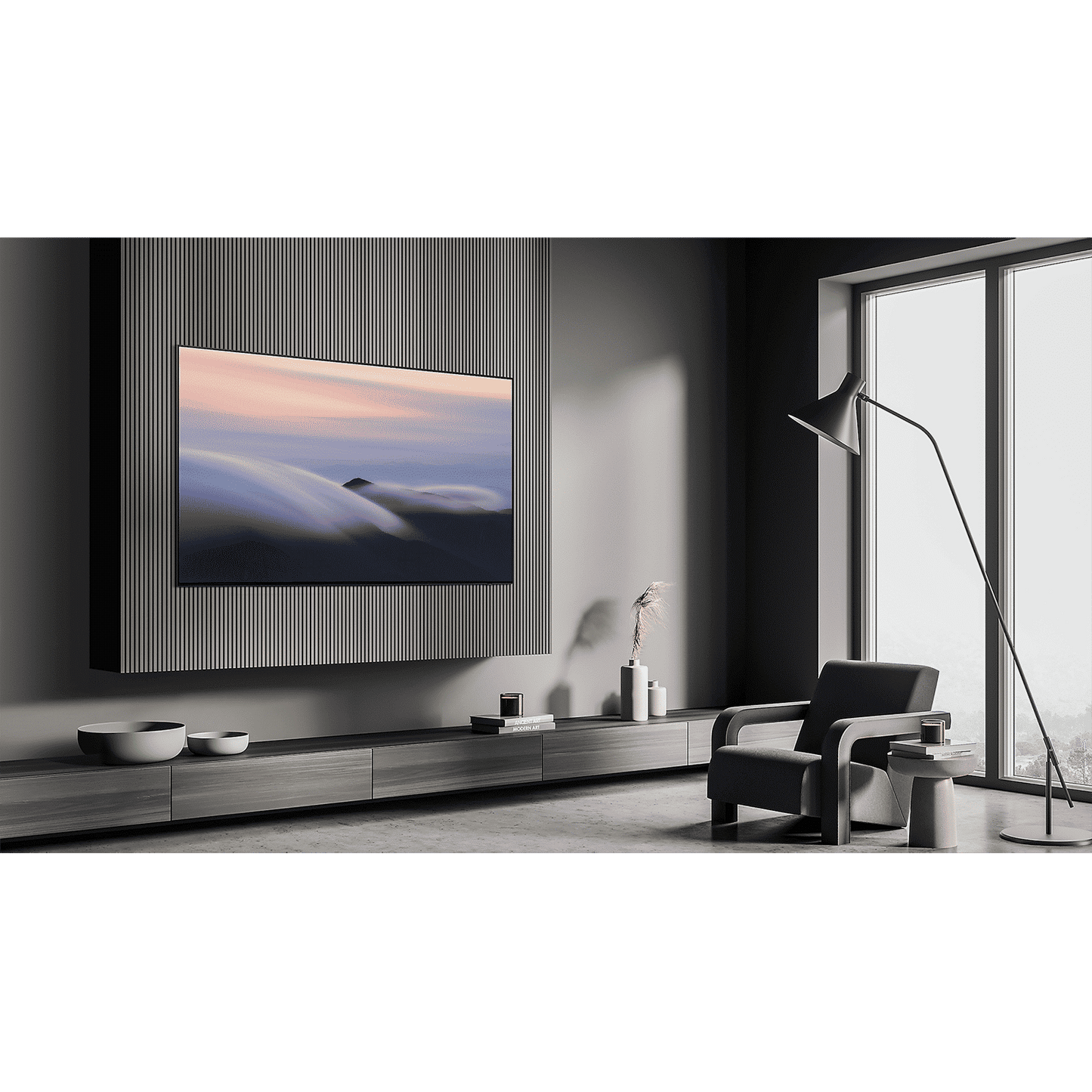 SAMSUNG S90D 195 cm (77 inch) 4K Ultra HD OLED Smart Tizen TV with 4K AI Upscaling (2024 model)