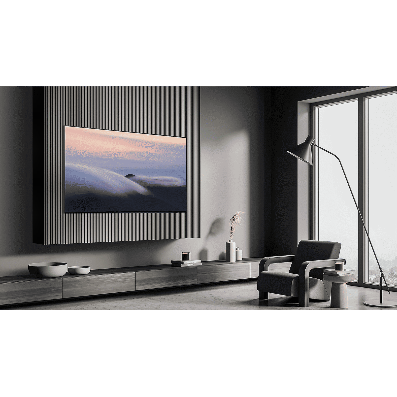 SAMSUNG S90D 195 cm (77 inch) 4K Ultra HD OLED Smart Tizen TV with 4K AI Upscaling (2024 model)