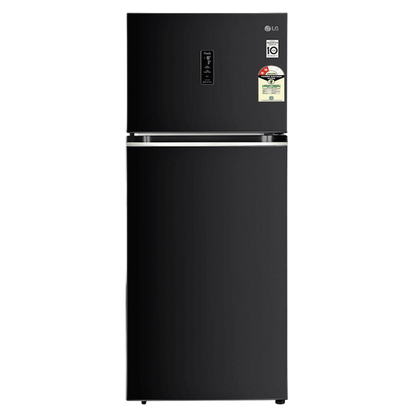 LG 466 Litres 2 Star Frost Free Double Door Smart Wifi Enabled Refrigerator with Multi Air Flow (GL-T492MESY, Ebony Sheen)