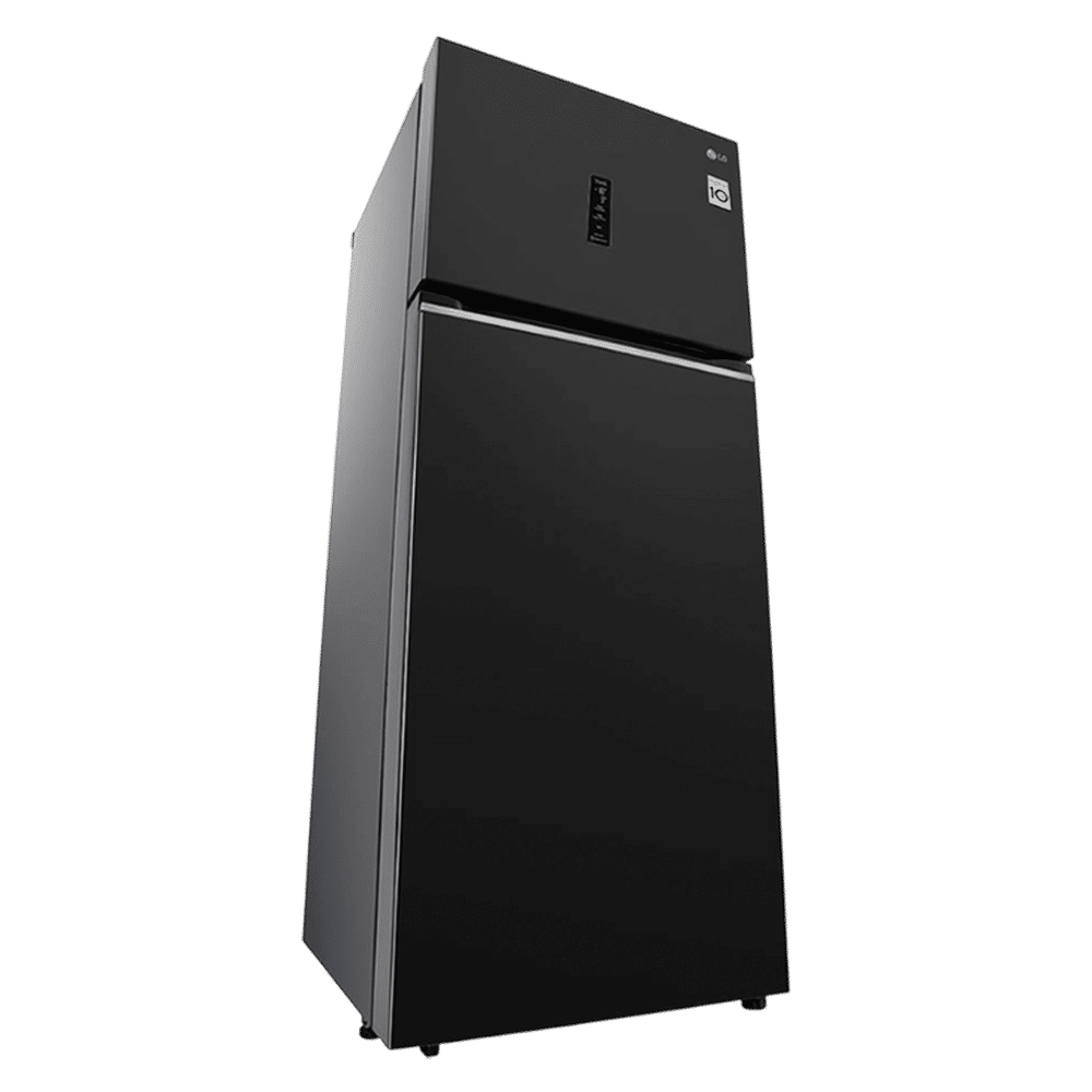 LG 466 Litres 2 Star Frost Free Double Door Smart Wifi Enabled Refrigerator with Multi Air Flow (GL-T492MESY, Ebony Sheen)