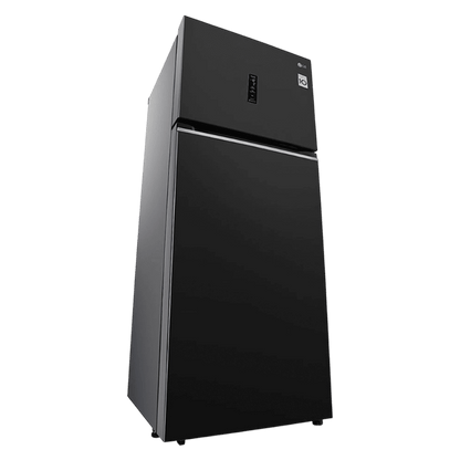 LG 466 Litres 2 Star Frost Free Double Door Smart Wifi Enabled Refrigerator with Multi Air Flow (GL-T492MESY, Ebony Sheen)