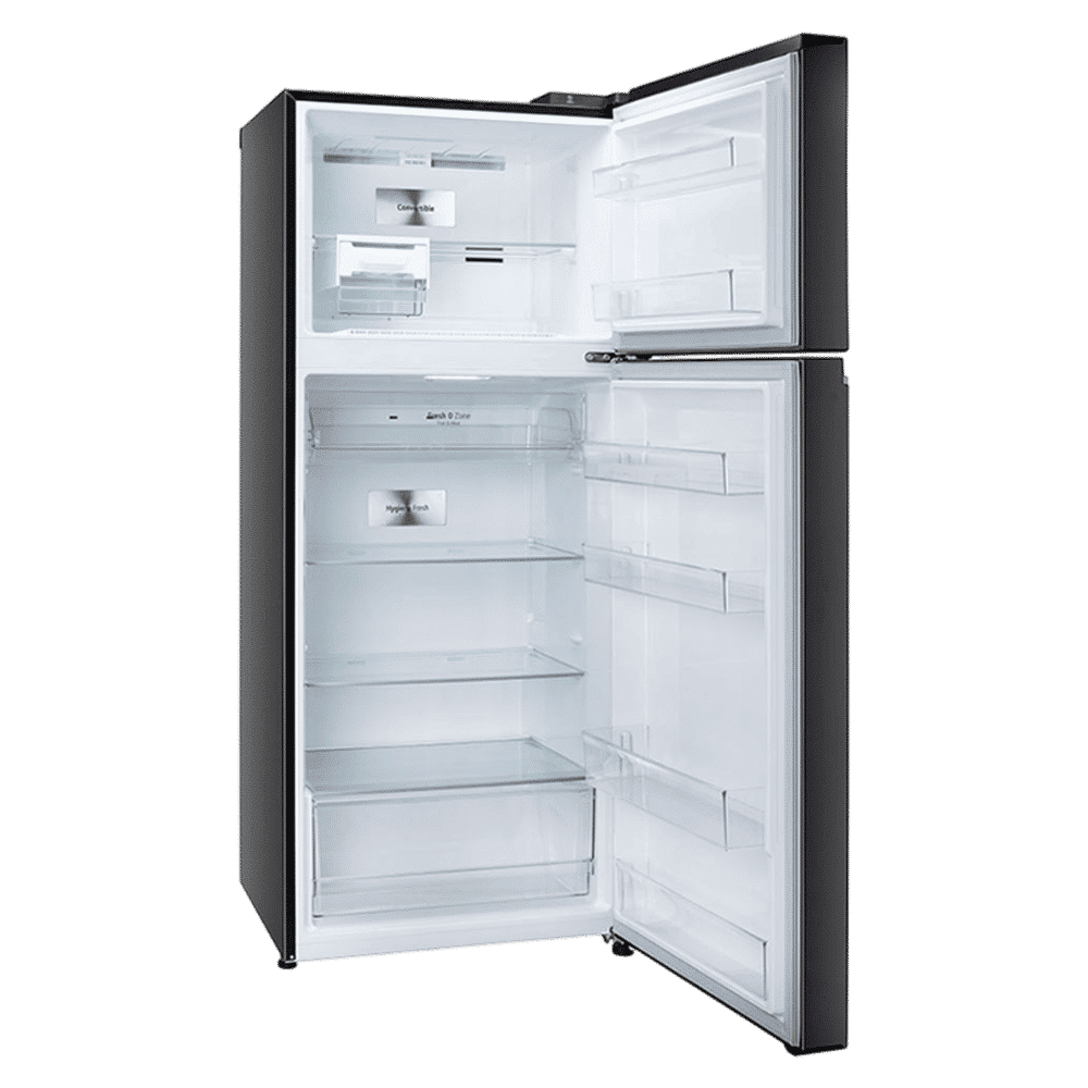 LG 466 Litres 2 Star Frost Free Double Door Smart Wifi Enabled Refrigerator with Multi Air Flow (GL-T492MESY, Ebony Sheen)