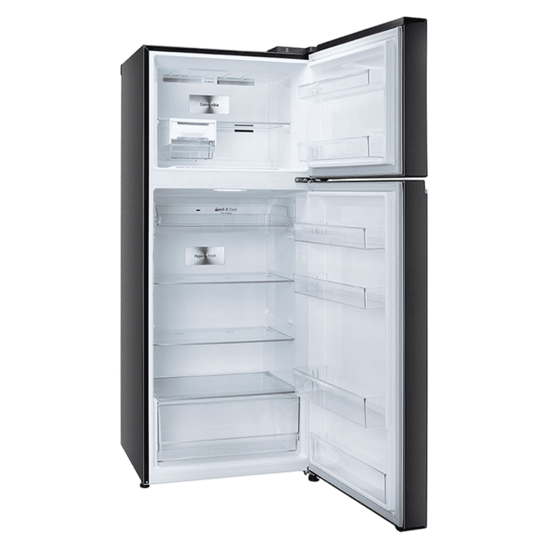 LG 466 Litres 2 Star Frost Free Double Door Smart Wifi Enabled Refrigerator with Multi Air Flow (GL-T492MESY, Ebony Sheen)