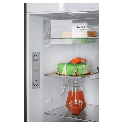 LG 466 Litres 2 Star Frost Free Double Door Smart Wifi Enabled Refrigerator with Multi Air Flow (GL-T492MESY, Ebony Sheen)