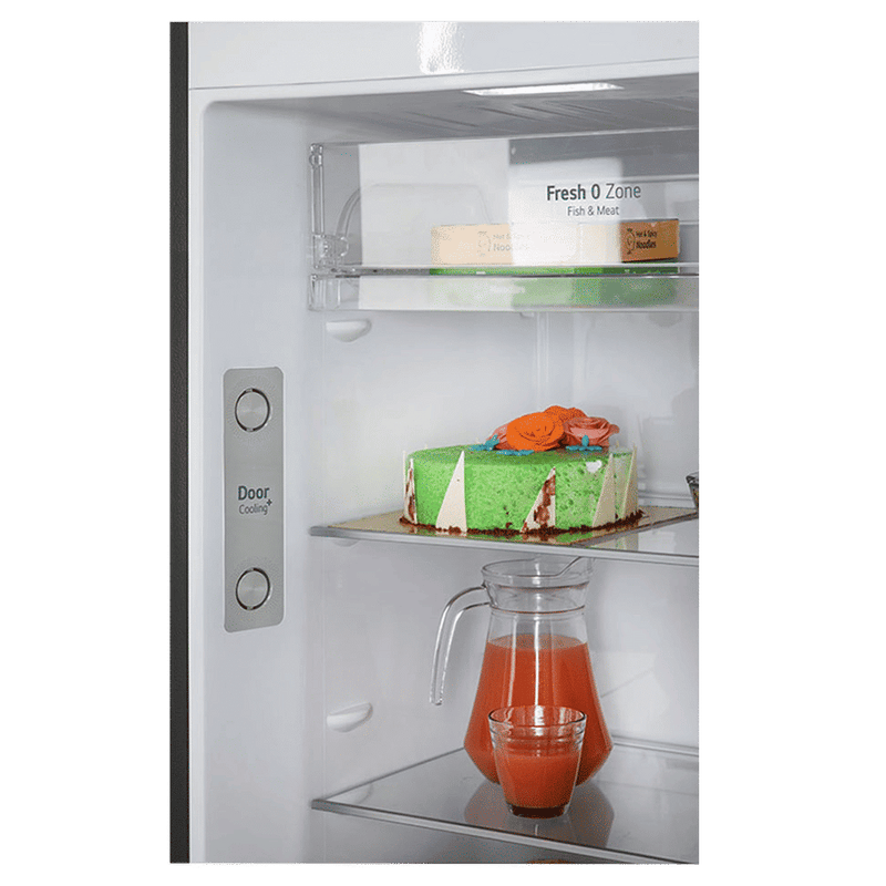 LG 466 Litres 2 Star Frost Free Double Door Smart Wifi Enabled Refrigerator with Multi Air Flow (GL-T492MESY, Ebony Sheen)