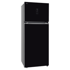 LG 466 Litres 2 Star Frost Free Double Door Smart Wifi Enabled Refrigerator with Multi Air Flow (GL-T492MESY, Ebony Sheen)