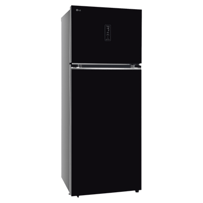 LG 466 Litres 2 Star Frost Free Double Door Smart Wifi Enabled Refrigerator with Multi Air Flow (GL-T492MESY, Ebony Sheen)