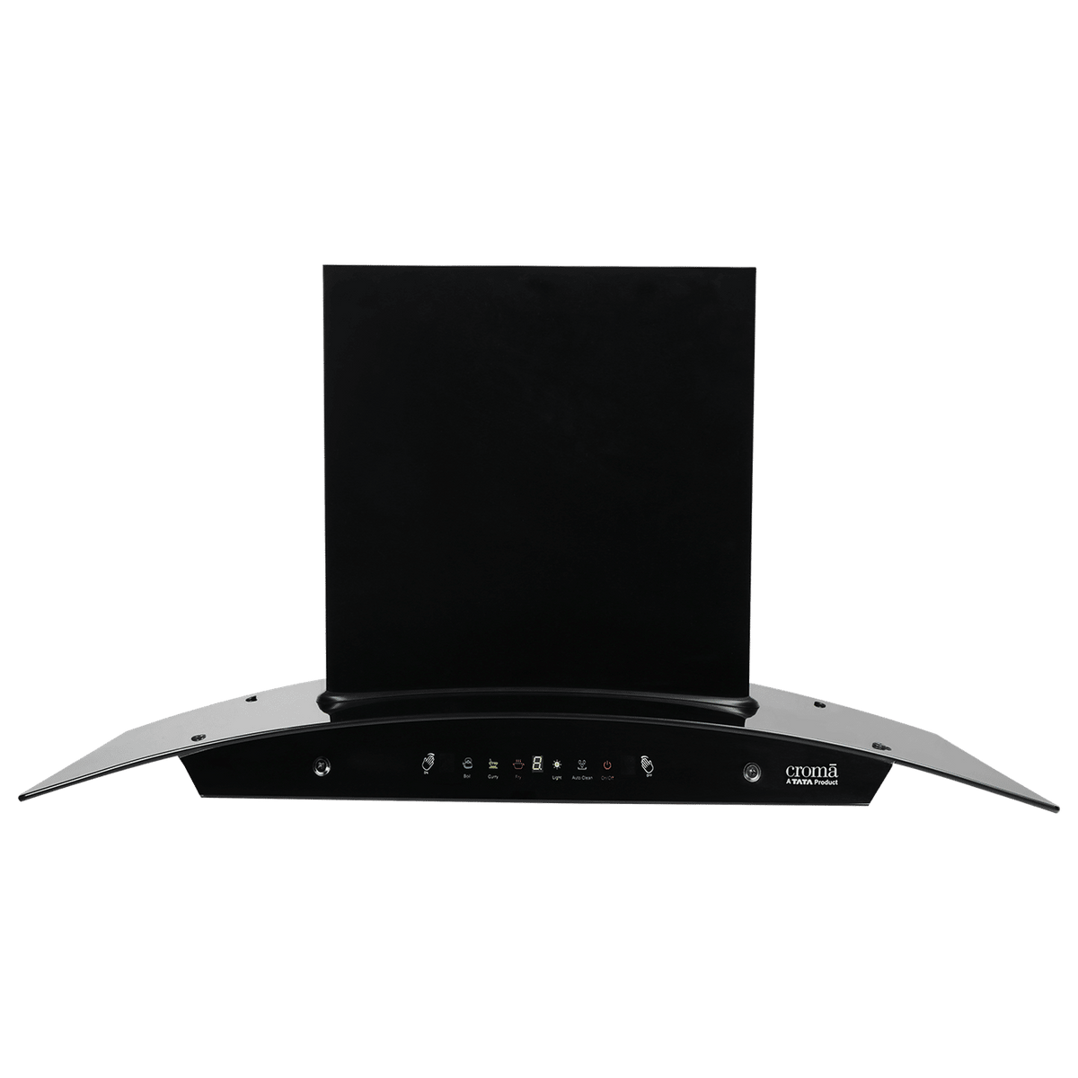 Croma AG1110 90cm 1800m3/hr Ducted Auto Clean Wall Mounted Chimney with Motion Sensor Control (Black)-1