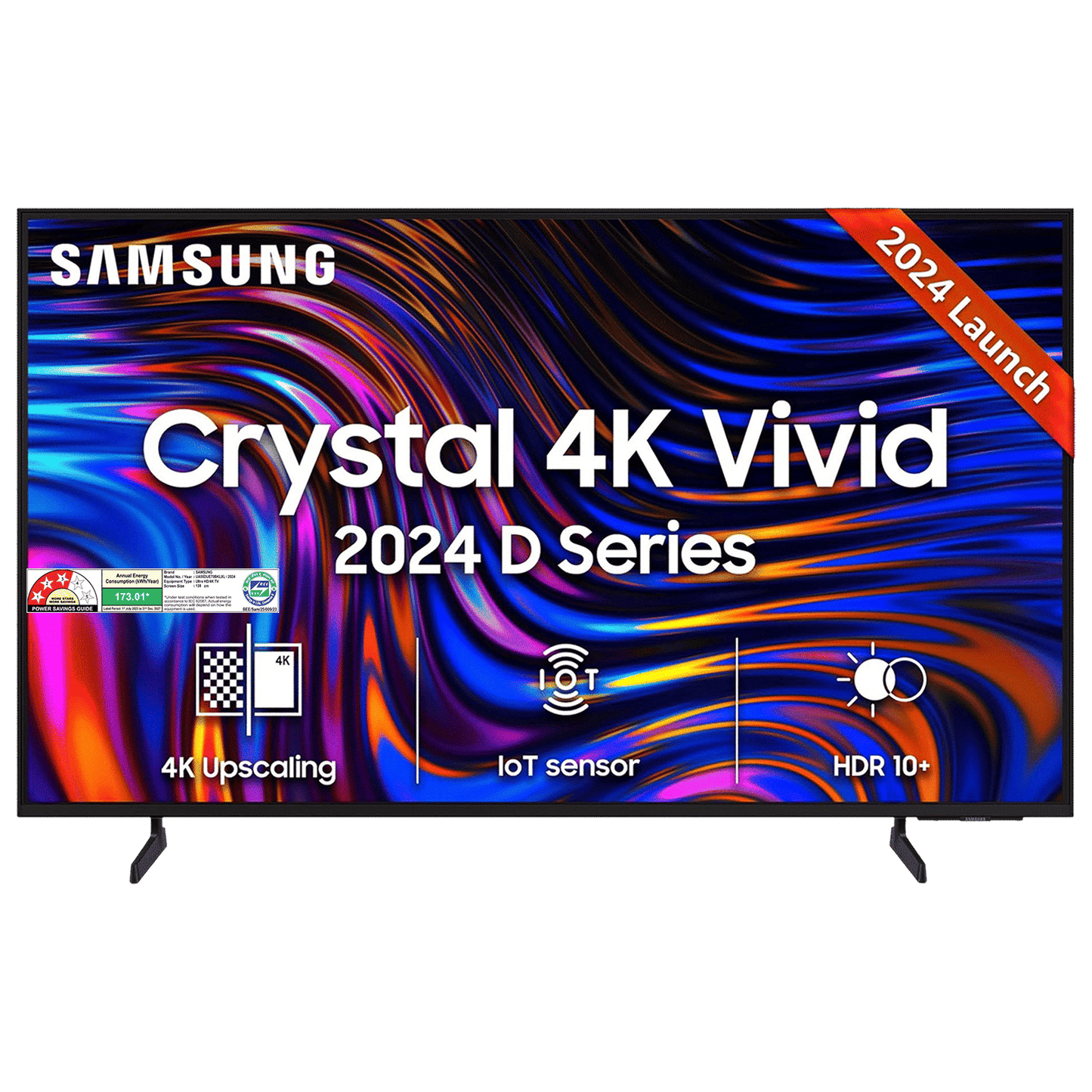 SAMSUNG Crystal 4K Vivid 138 cm (55 inch) 4K Ultra HD LED Tizen TV with Crystal Processor 4K (2024 model)