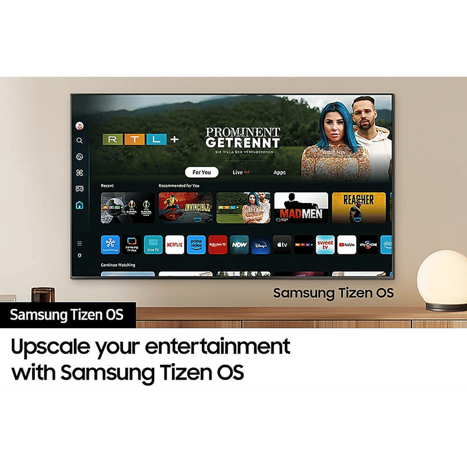 SAMSUNG Crystal 4K Vivid 138 cm (55 inch) 4K Ultra HD LED Tizen TV with Crystal Processor 4K (2024 model)