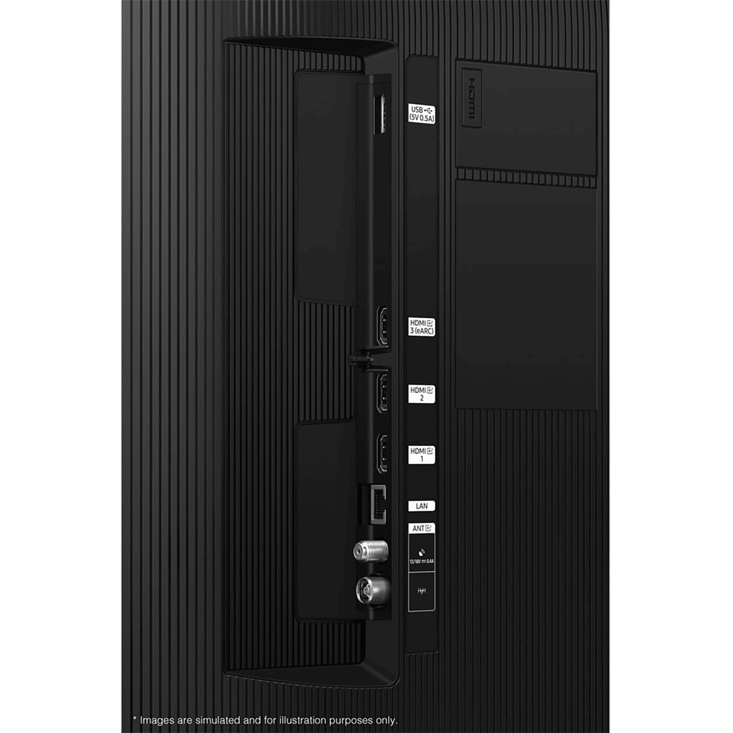 SAMSUNG Crystal 4K Vivid 138 cm (55 inch) 4K Ultra HD LED Tizen TV with Crystal Processor 4K (2024 model)