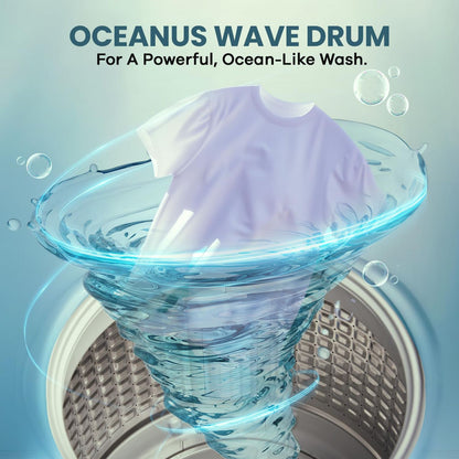 Haier 10.5 kg 5 Star Fully Automatic Top Load Washing Machine (HWM105-826S6, Oceanus Wave Drum, Starry Silver)