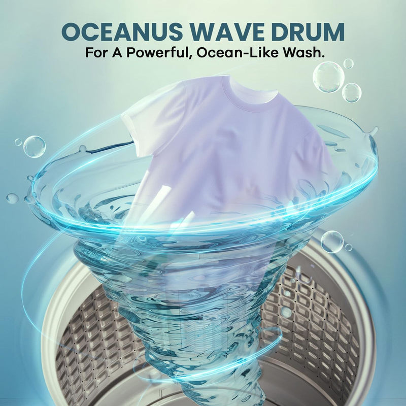 Haier 10.5 kg 5 Star Fully Automatic Top Load Washing Machine (HWM105-826S6, Oceanus Wave Drum, Starry Silver)