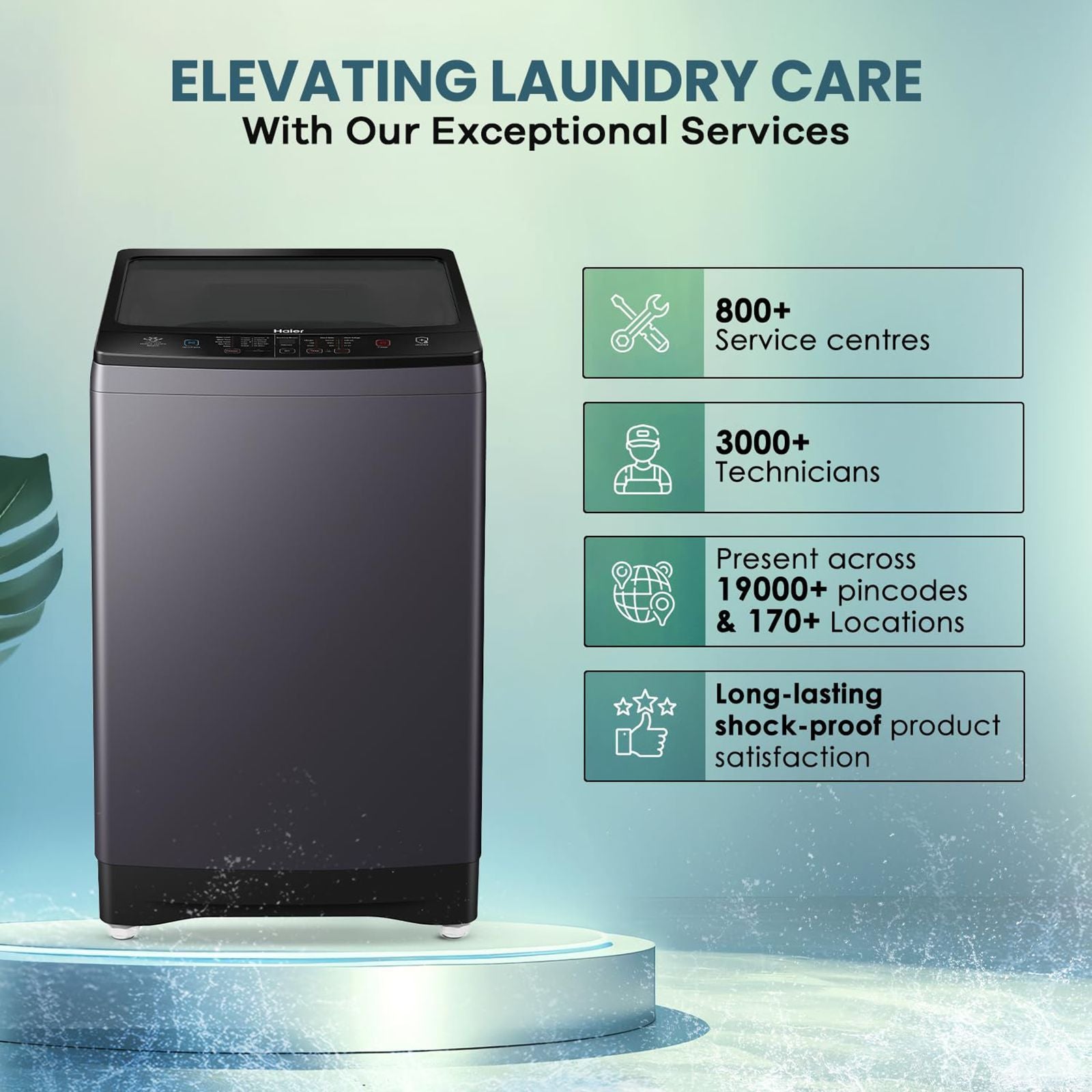 Haier 10.5 kg 5 Star Fully Automatic Top Load Washing Machine (HWM105-826S6, Oceanus Wave Drum, Starry Silver)