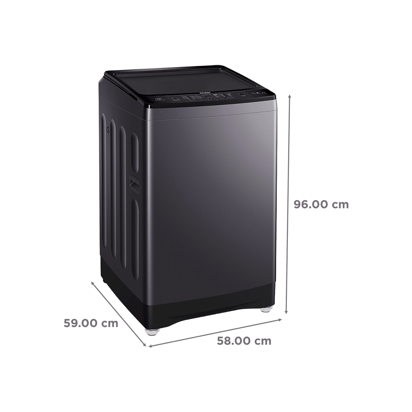 Haier 10.5 kg 5 Star Fully Automatic Top Load Washing Machine (HWM105-826S6, Oceanus Wave Drum, Starry Silver)