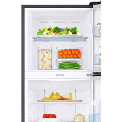 SAMSUNG 236 Litres 3 Star Frost Free Double Door Convertible Refrigerator with Anti Bacterial Gasket (RT28C3733BX/HL, Luxe Black)