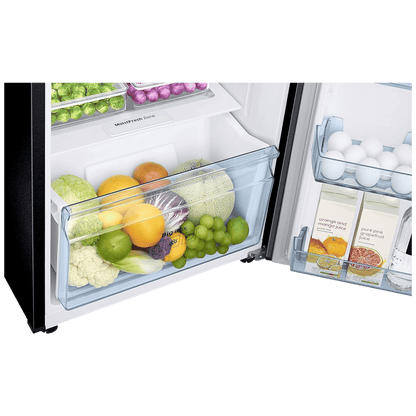 SAMSUNG 236 Litres 3 Star Frost Free Double Door Convertible Refrigerator with Anti Bacterial Gasket (RT28C3733BX/HL, Luxe Black)