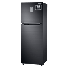 SAMSUNG 236 Litres 3 Star Frost Free Double Door Convertible Refrigerator with Anti Bacterial Gasket (RT28C3733BX/HL, Luxe Black)