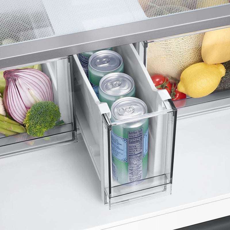 SAMSUNG 650 Litres Frost Free French Door Convertible Refrigerator with Triple Cooling (RF65DB90BD12/TL, Clean White)