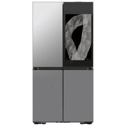 SAMSUNG 809 Litres Frost Free French Door Convertible Refrigerator with Water Dispenser (RF71DB9950QD/TL, Clean Charcoal & Stainless Steel)
