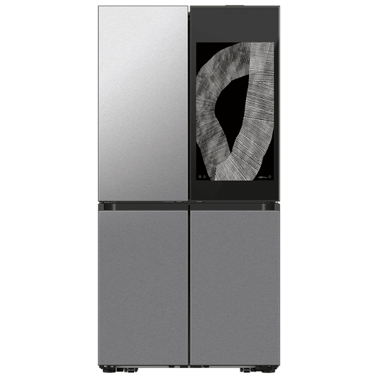 SAMSUNG 809 Litres Frost Free French Door Convertible Refrigerator with Water Dispenser (RF71DB9950QD/TL, Clean Charcoal & Stainless Steel)