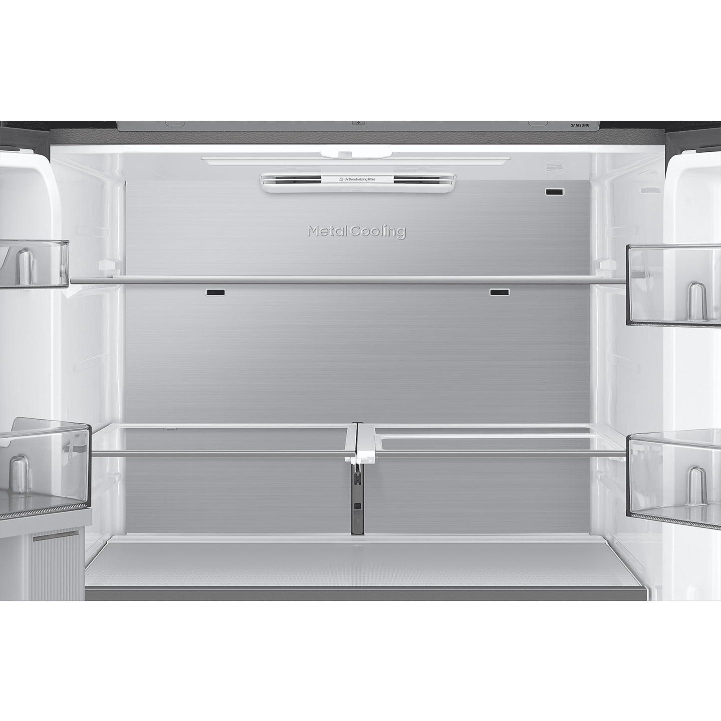 SAMSUNG 809 Litres Frost Free French Door Convertible Refrigerator with Water Dispenser (RF71DB9950QD/TL, Clean Charcoal & Stainless Steel)