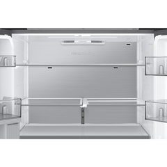 SAMSUNG 809 Litres Frost Free French Door Convertible Refrigerator with Water Dispenser (RF71DB9950QD/TL, Clean Charcoal & Stainless Steel)