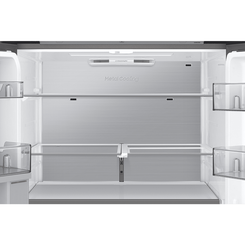 SAMSUNG 809 Litres Frost Free French Door Convertible Refrigerator with Water Dispenser (RF71DB9950QD/TL, Clean Charcoal & Stainless Steel)
