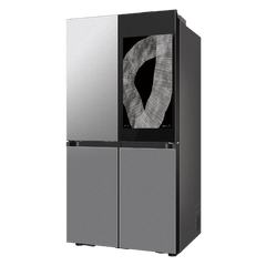 SAMSUNG 809 Litres Frost Free French Door Convertible Refrigerator with Water Dispenser (RF71DB9950QD/TL, Clean Charcoal & Stainless Steel)
