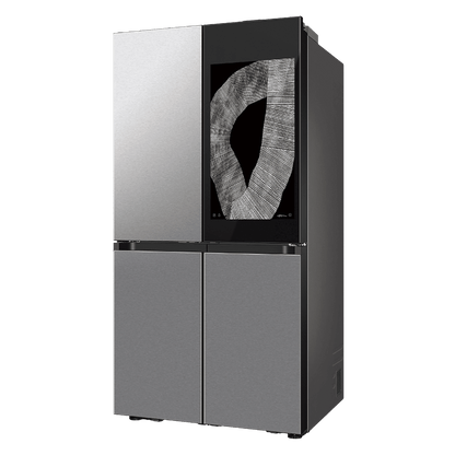 SAMSUNG 809 Litres Frost Free French Door Convertible Refrigerator with Water Dispenser (RF71DB9950QD/TL, Clean Charcoal & Stainless Steel)