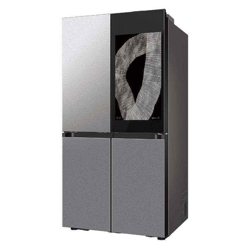 SAMSUNG 809 Litres Frost Free French Door Convertible Refrigerator with Water Dispenser (RF71DB9950QD/TL, Clean Charcoal & Stainless Steel)