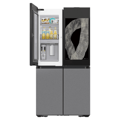 SAMSUNG 809 Litres Frost Free French Door Convertible Refrigerator with Water Dispenser (RF71DB9950QD/TL, Clean Charcoal & Stainless Steel)