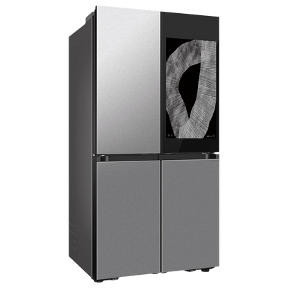 SAMSUNG 809 Litres Frost Free French Door Convertible Refrigerator with Water Dispenser (RF71DB9950QD/TL, Clean Charcoal & Stainless Steel)