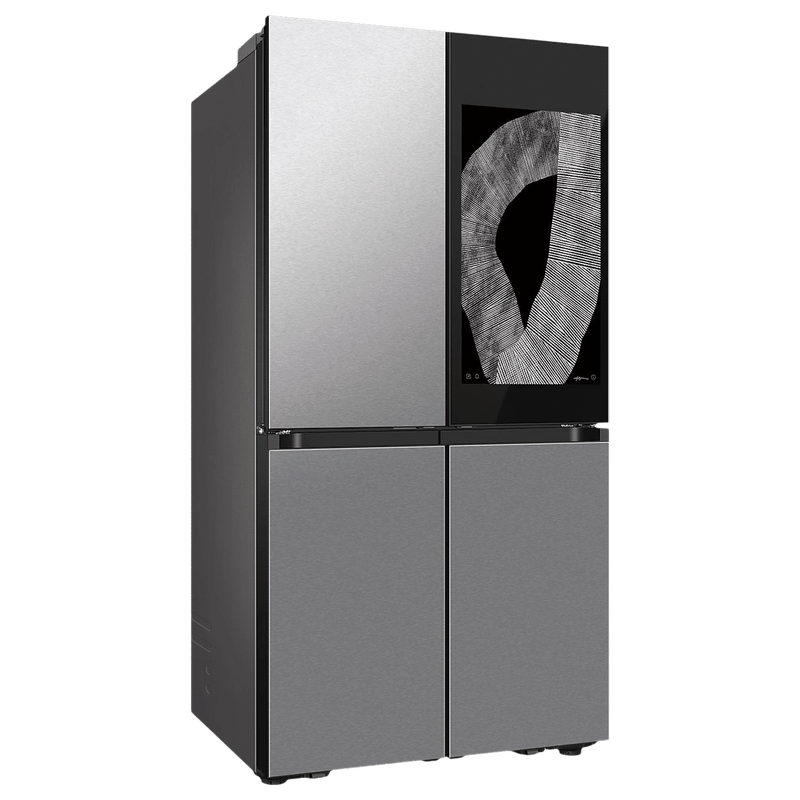 SAMSUNG 809 Litres Frost Free French Door Convertible Refrigerator with Water Dispenser (RF71DB9950QD/TL, Clean Charcoal & Stainless Steel)