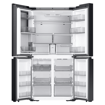 SAMSUNG 809 Litres Frost Free French Door Convertible Refrigerator with Water Dispenser (RF71DB9950QD/TL, Clean Charcoal & Stainless Steel)