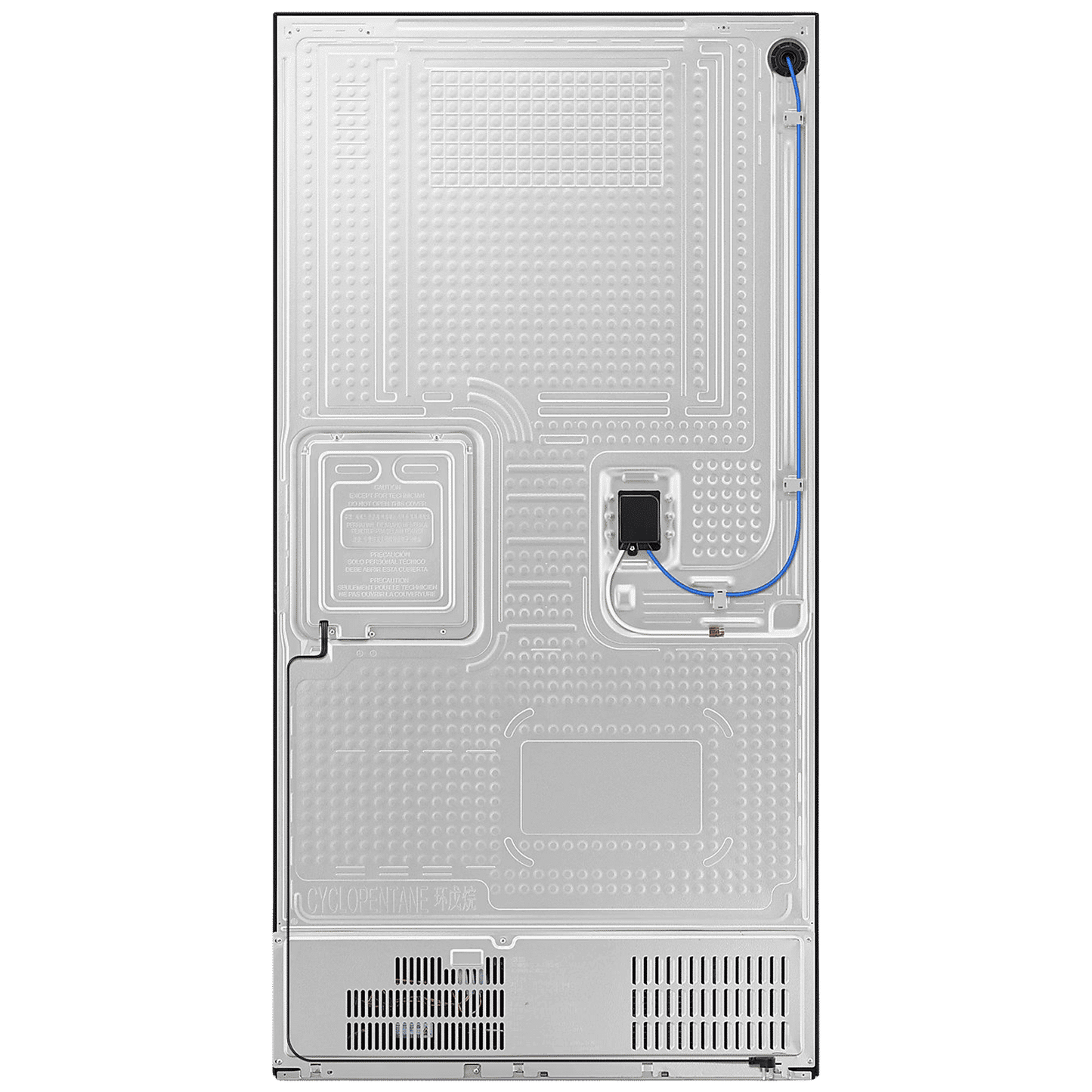 SAMSUNG 809 Litres Frost Free French Door Convertible Refrigerator with Water Dispenser (RF71DB9950QD/TL, Clean Charcoal & Stainless Steel)