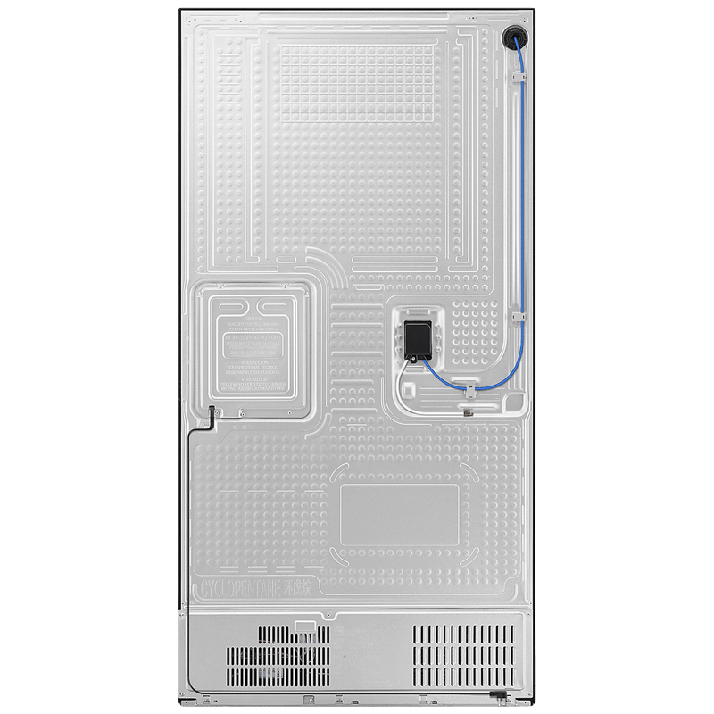 SAMSUNG 809 Litres Frost Free French Door Convertible Refrigerator with Water Dispenser (RF71DB9950QD/TL, Clean Charcoal & Stainless Steel)