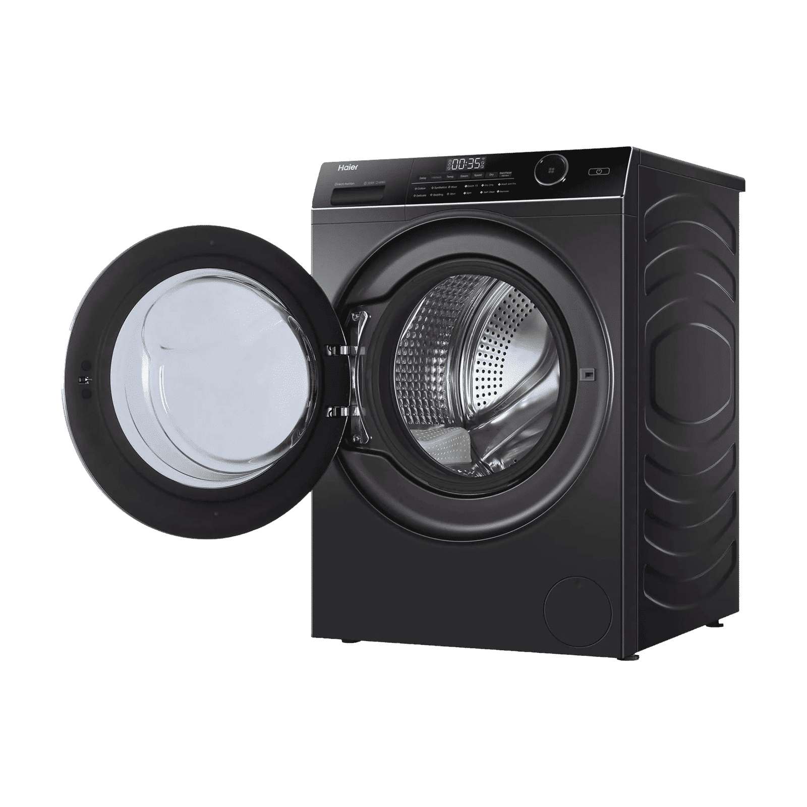 Haier 10.5 kg 5 Star Fully Automatic Front Load Washing Machine (HW105-B14959S8U1, Pillow Shape Drum, Dark Jade Silver)