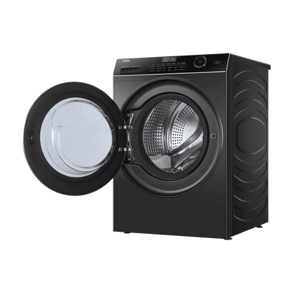 Haier 10.5 kg 5 Star Fully Automatic Front Load Washing Machine (HW105-B14959S8U1, Pillow Shape Drum, Dark Jade Silver)