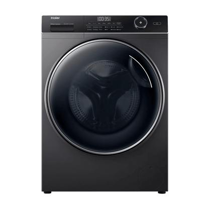Haier 10.5 kg 5 Star Fully Automatic Front Load Washing Machine (HW105-B14959S8U1, Pillow Shape Drum, Dark Jade Silver)