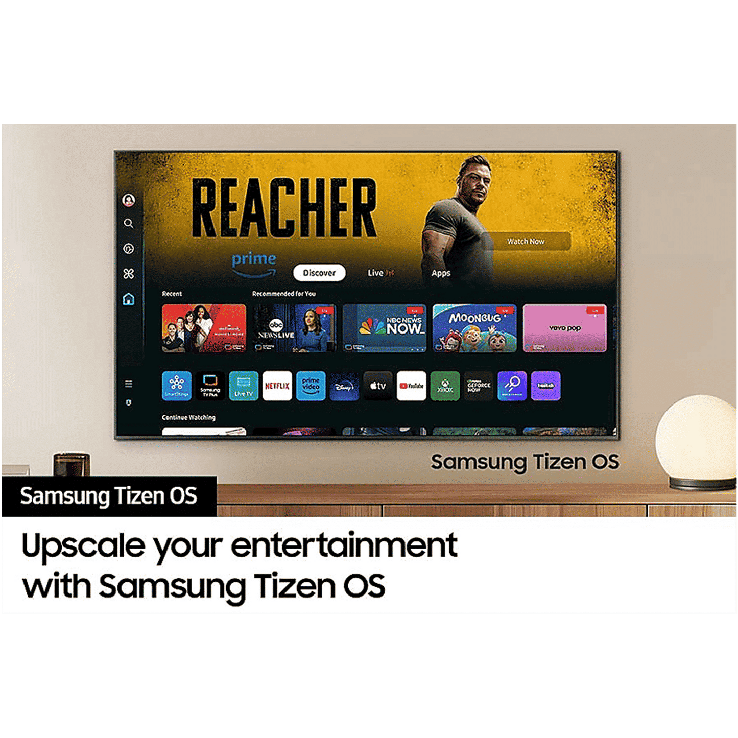 SAMSUNG DU9000 248.9 cm (98 inch) 4K Ultra HD LED Smart Tizen TV with 4K Upscaling (2024 model)