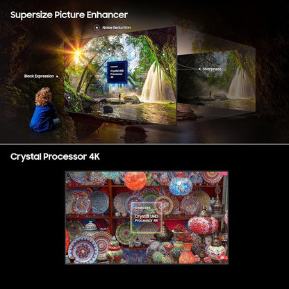 SAMSUNG DU9000 248.9 cm (98 inch) 4K Ultra HD LED Smart Tizen TV with 4K Upscaling (2024 model)