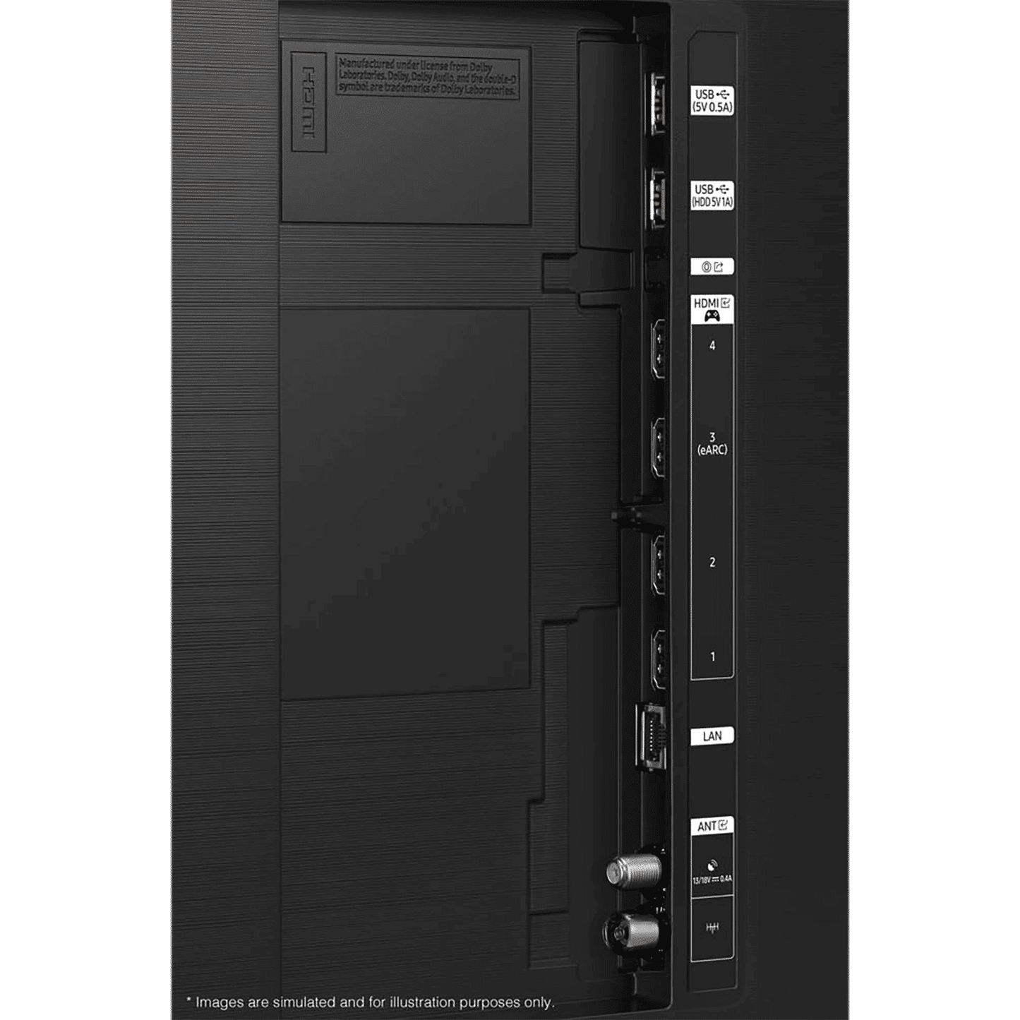 SAMSUNG DU9000 248.9 cm (98 inch) 4K Ultra HD LED Smart Tizen TV with 4K Upscaling (2024 model)