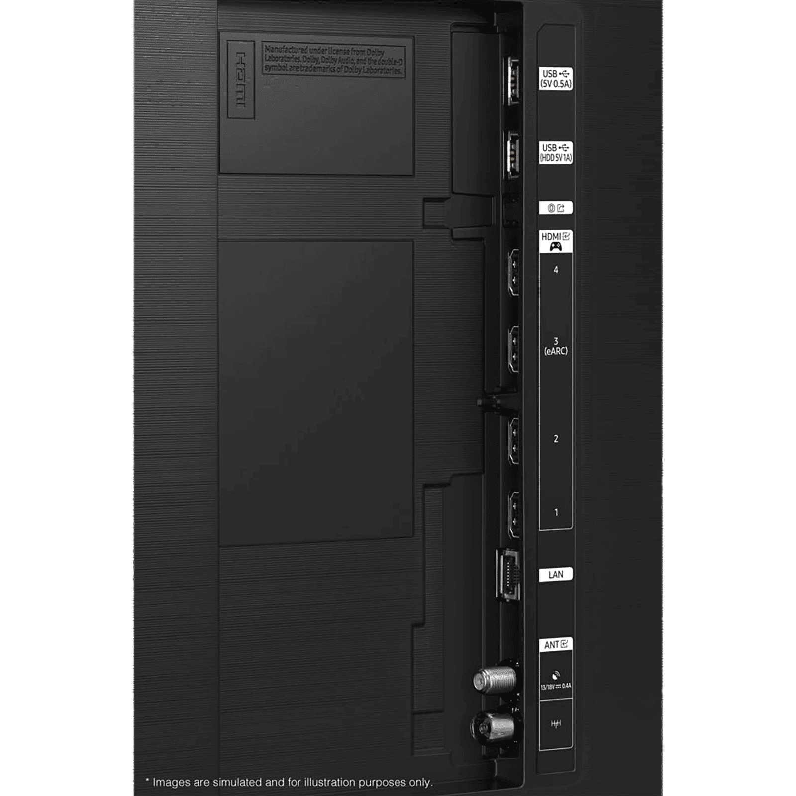 SAMSUNG DU9000 248.9 cm (98 inch) 4K Ultra HD LED Smart Tizen TV with 4K Upscaling (2024 model)